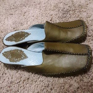 Clark's Indigo Slides Mules 7.5